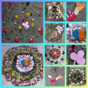 Collage Naturmandalas